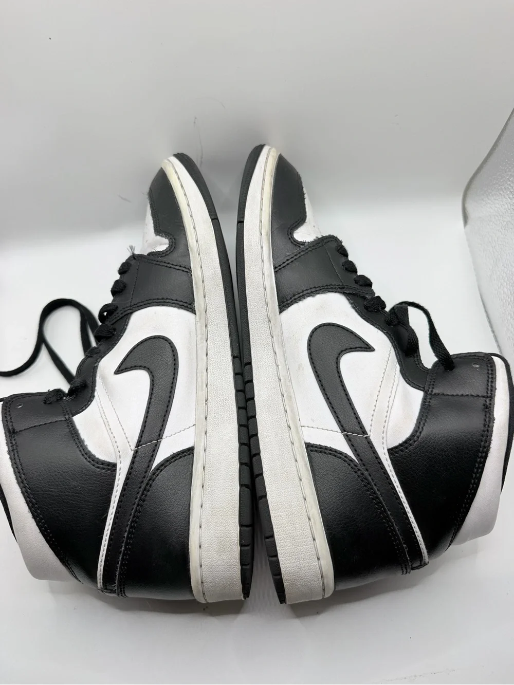 Jordan Black/White High Top Sneakers